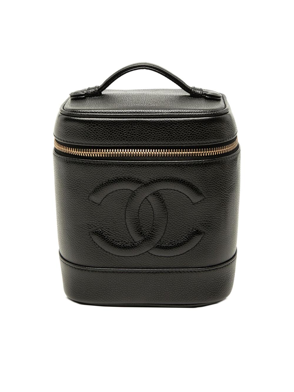 Chanel Cc Caviar Vanity Case Pre-Loved #347990C11B